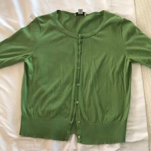 Ann Taylor LOFT cropped cardigan sweater